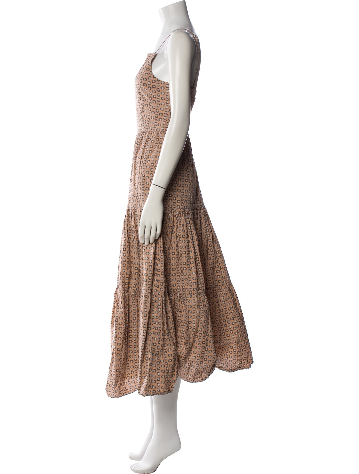 Coco Shop Printed Long Dress