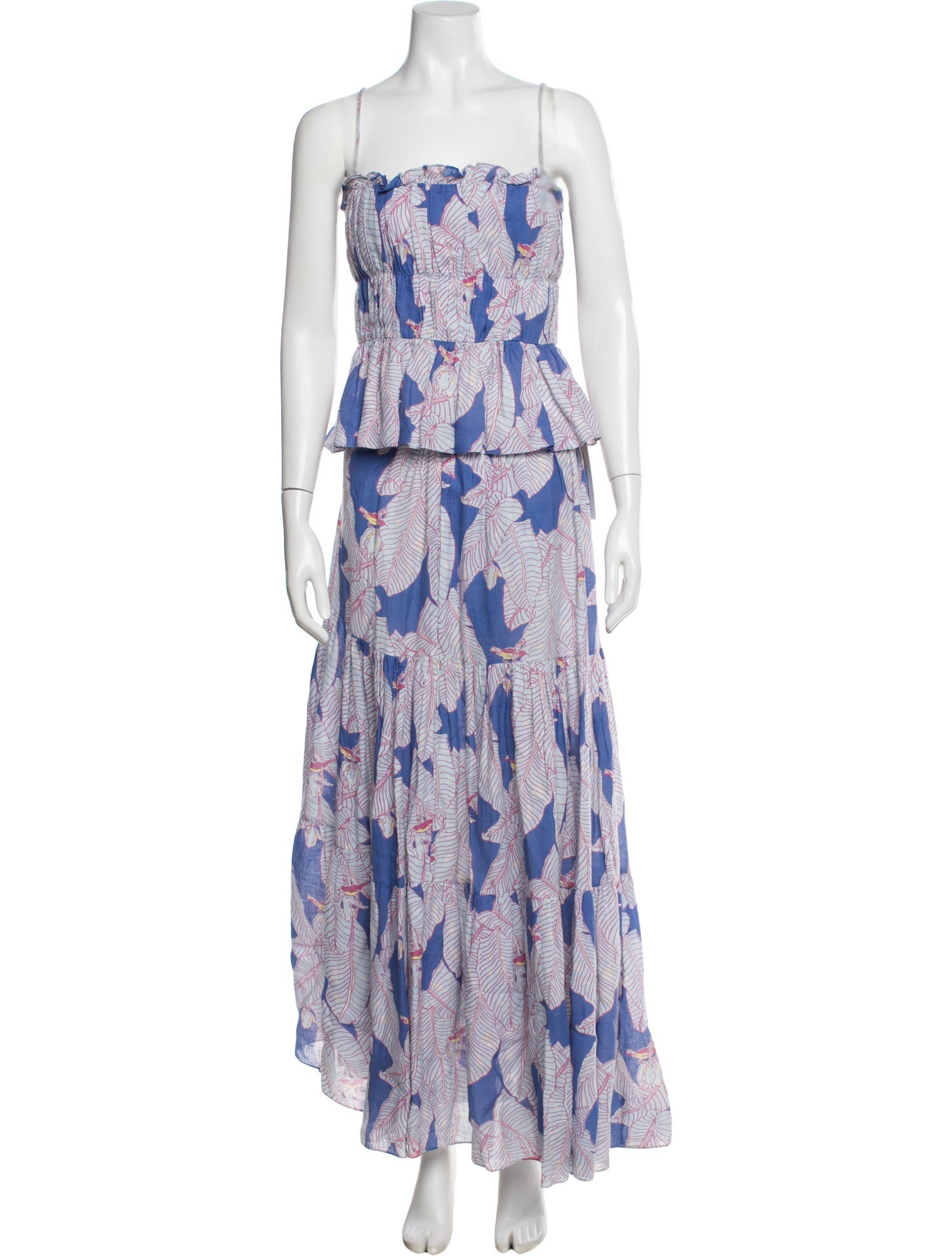Coco Shop Linen Printed Skirt Set