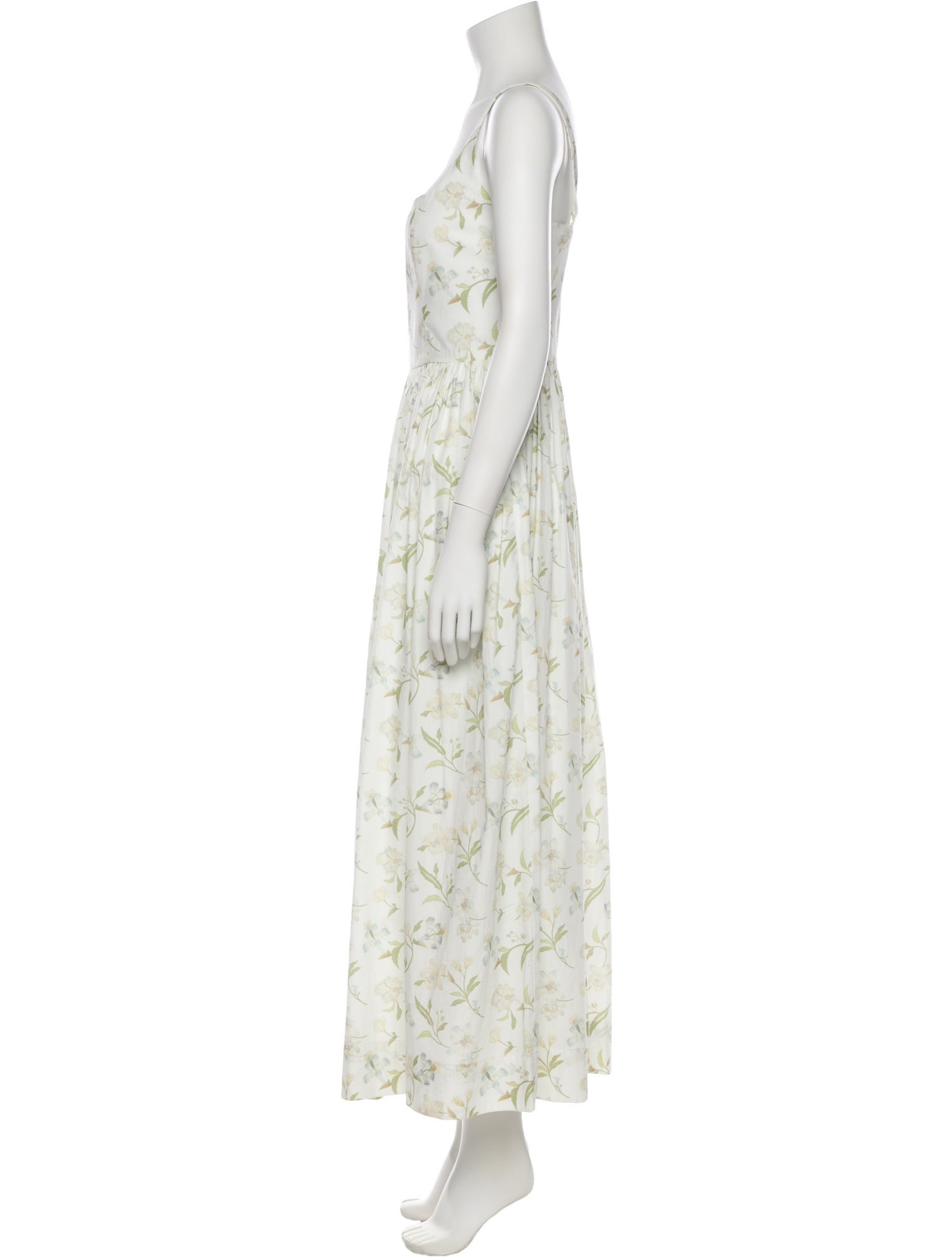 Coco Shop Floral Print Long Dress