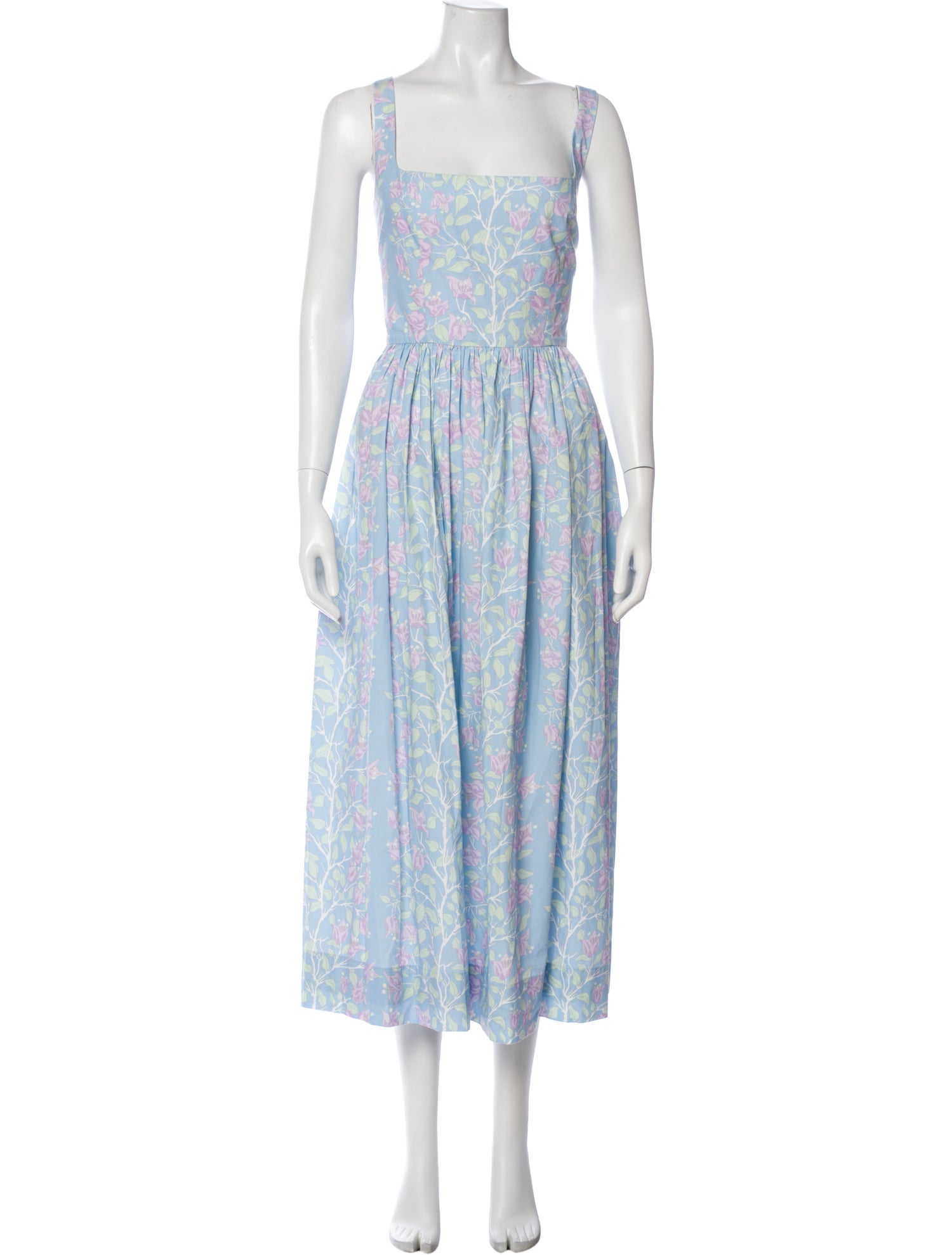 Coco Shop Floral Print Long Dress