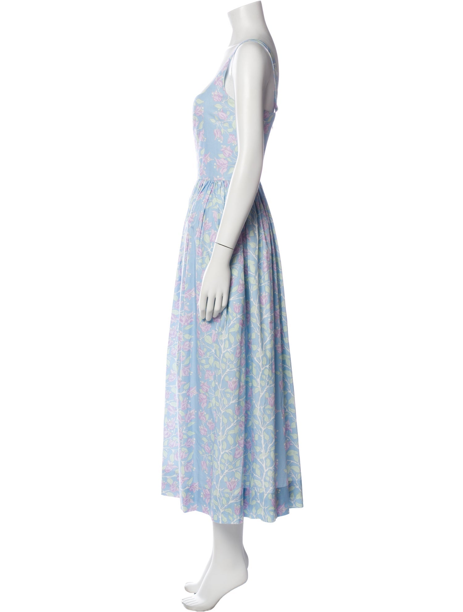 Coco Shop Floral Print Long Dress