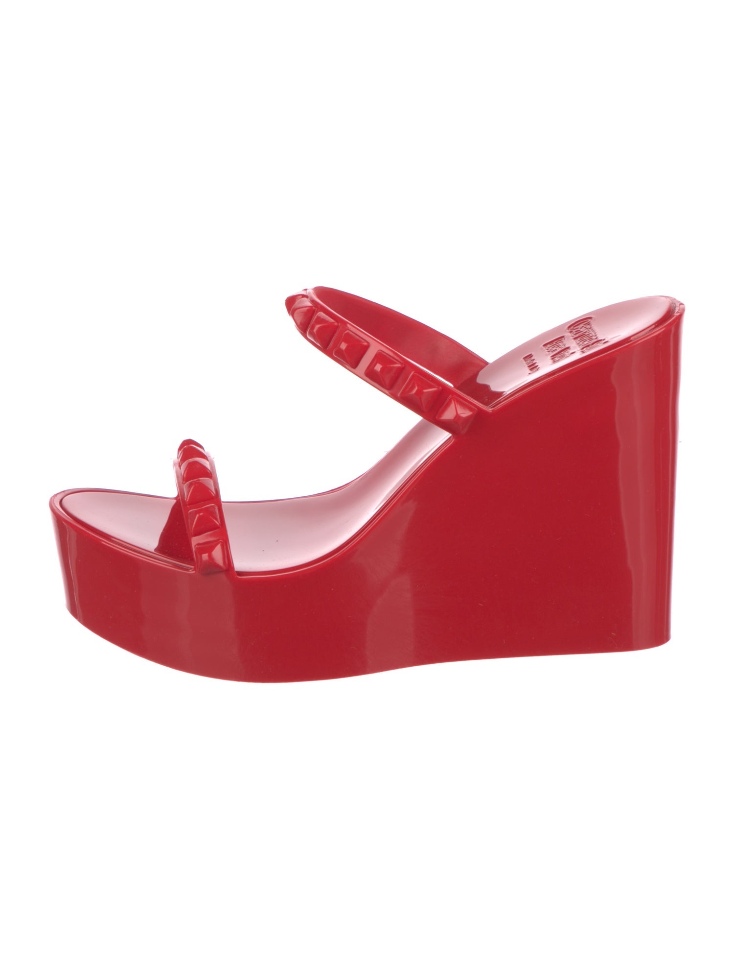 Carmen Sol Rubber Studded Accents Slides