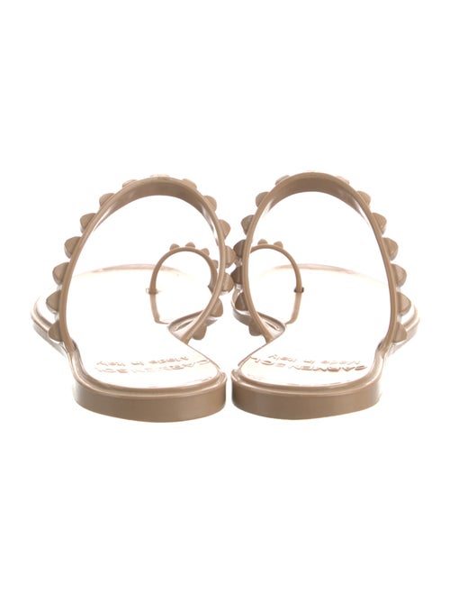 Carmen Sol Rubber Studded Accents Slides