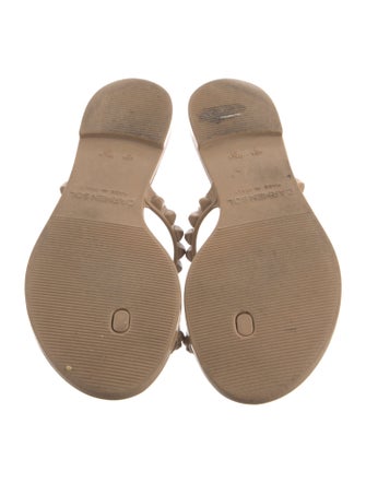 Carmen Sol Rubber Studded Accents Slides