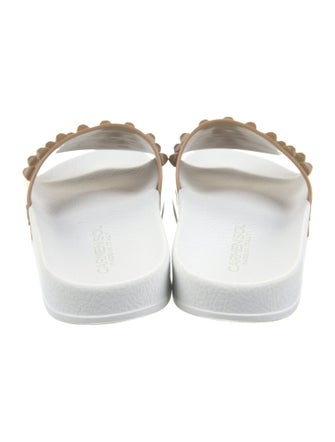 Carmen Sol Rubber Studded Accents Slides
