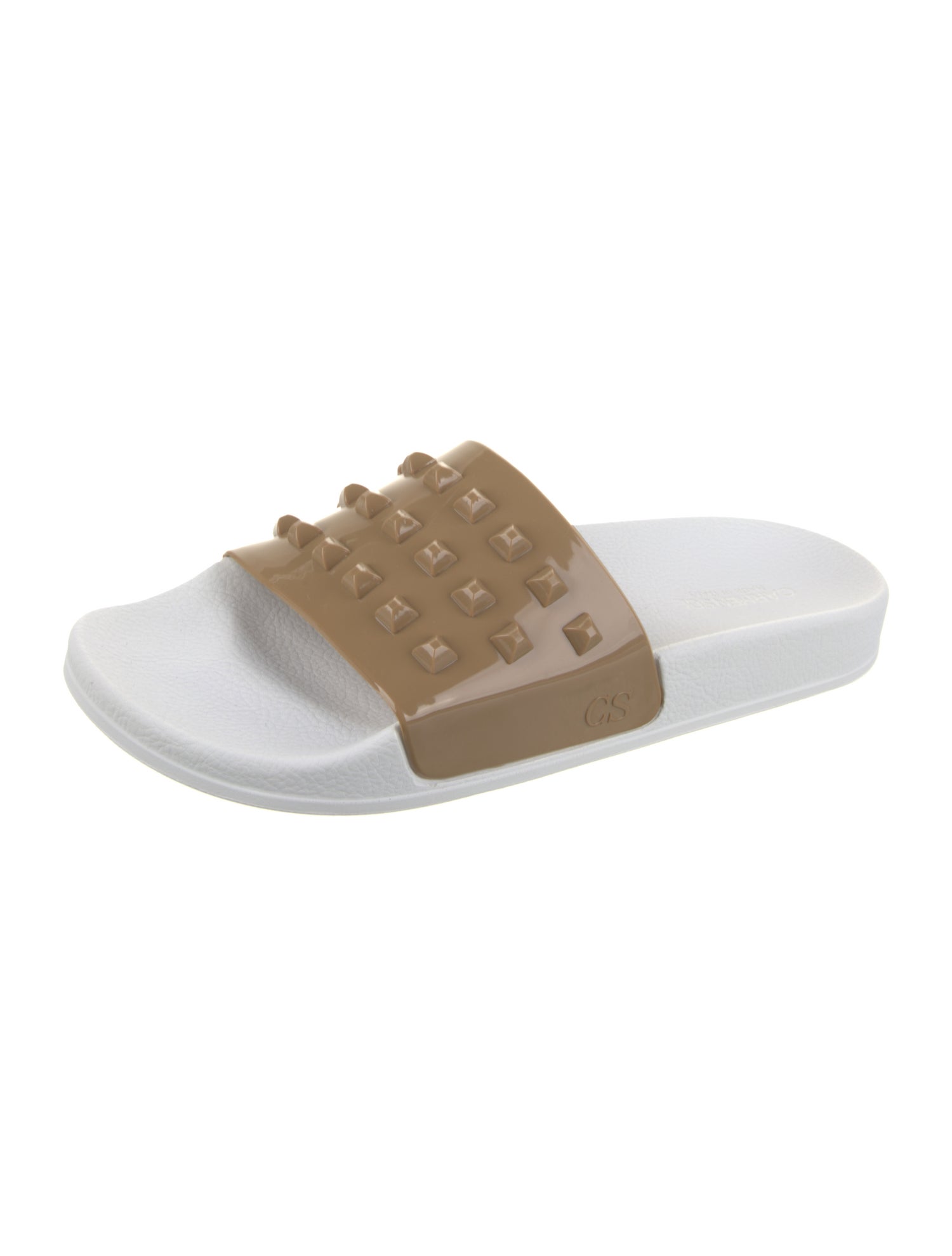 Carmen Sol Rubber Studded Accents Slides