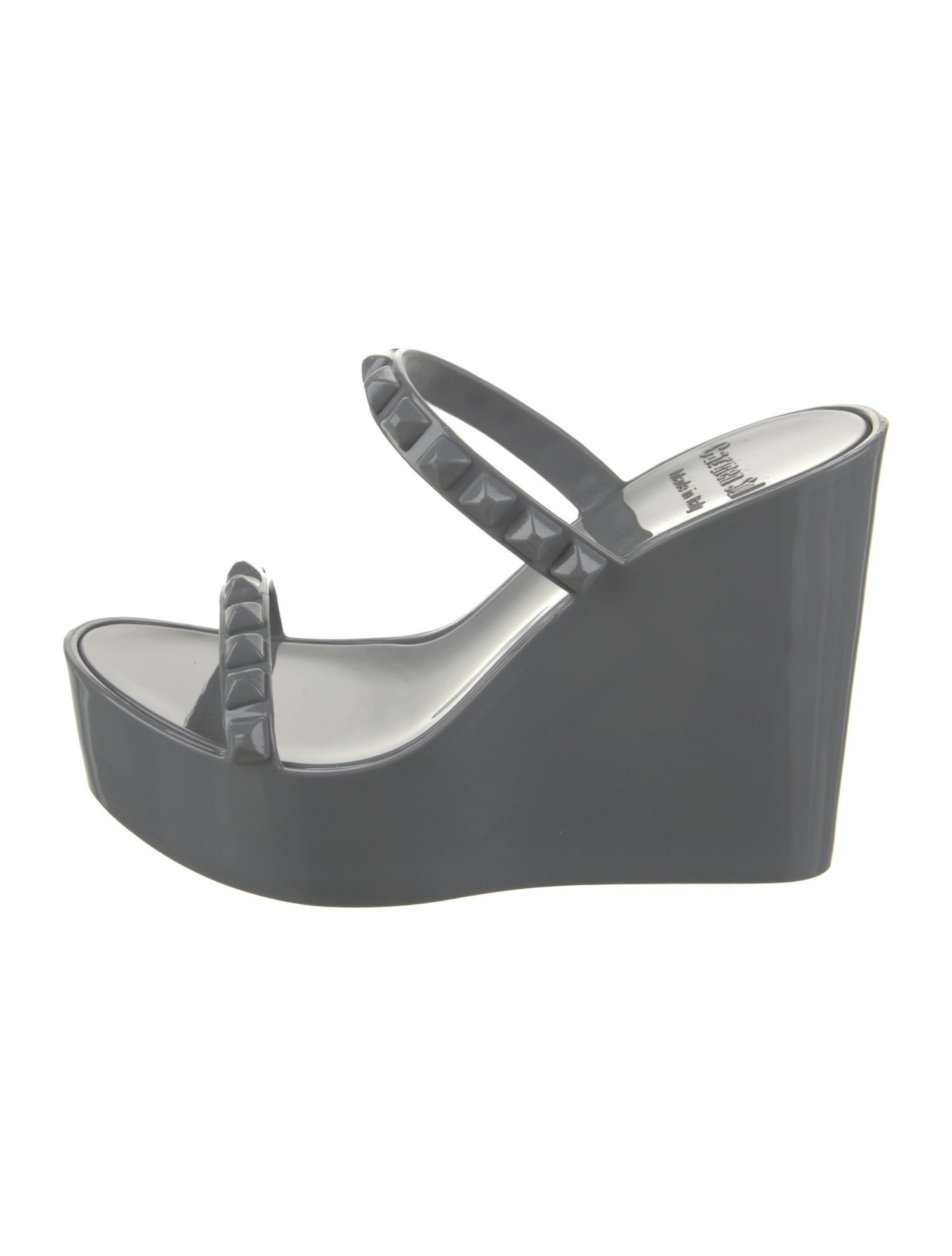 Carmen Sol Rubber Studded Accents Slides