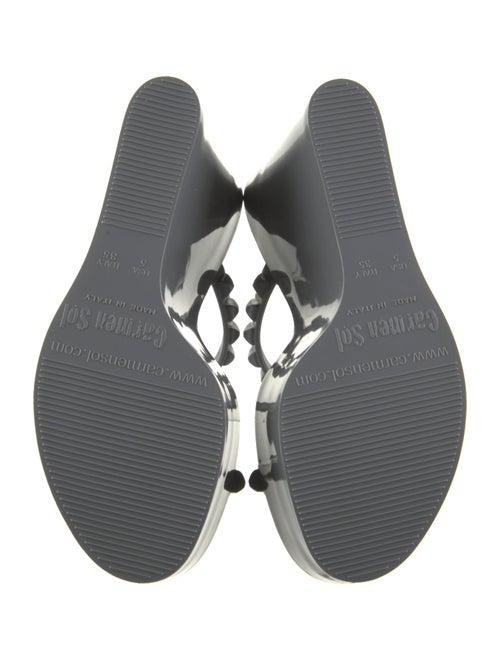 Carmen Sol Rubber Studded Accents Slides