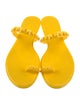 Carmen Sol Rubber Ruffle Embellishment Slides