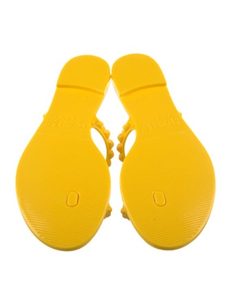 Carmen Sol Rubber Ruffle Embellishment Slides