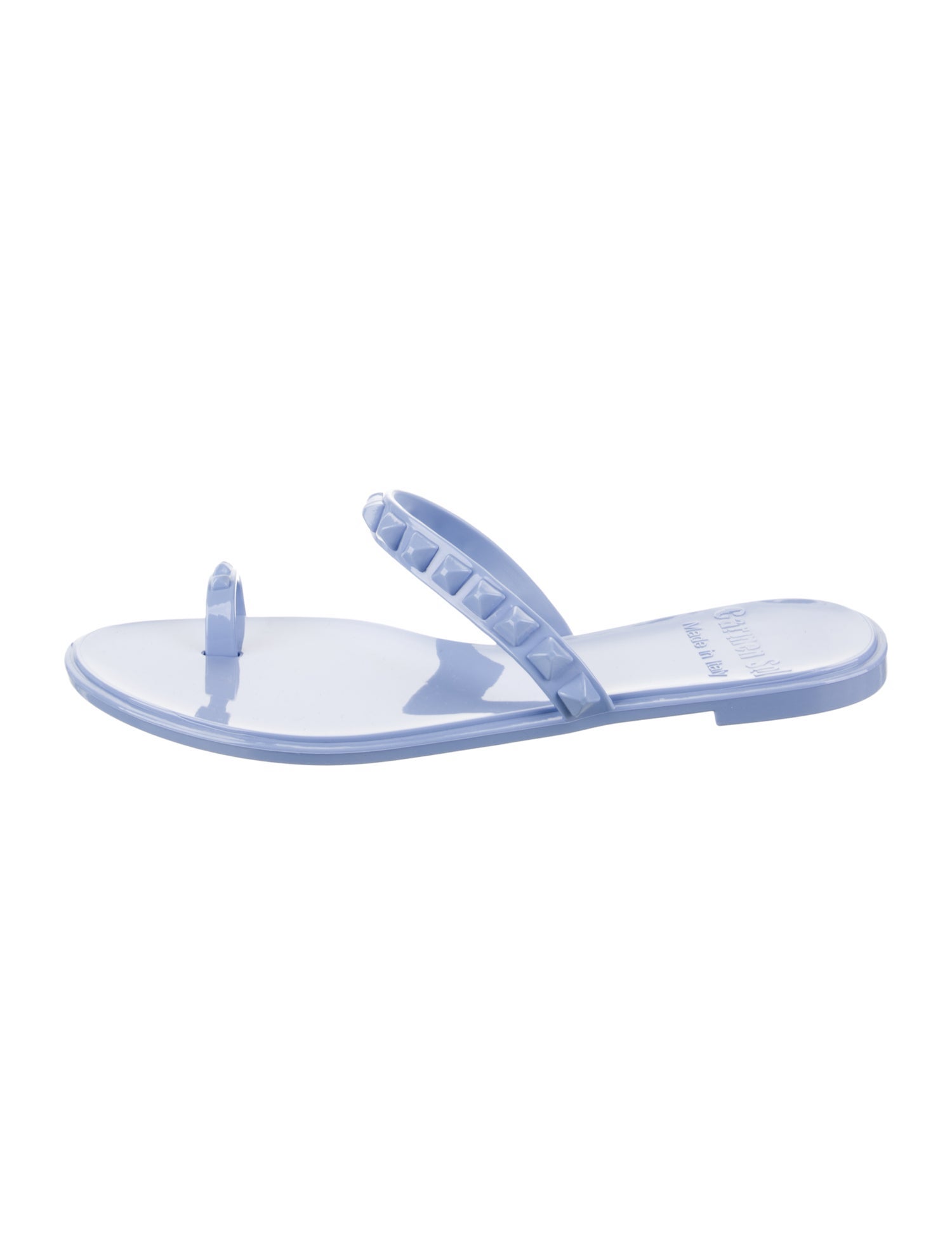 Carmen Sol Rubber Studded Accents Slides