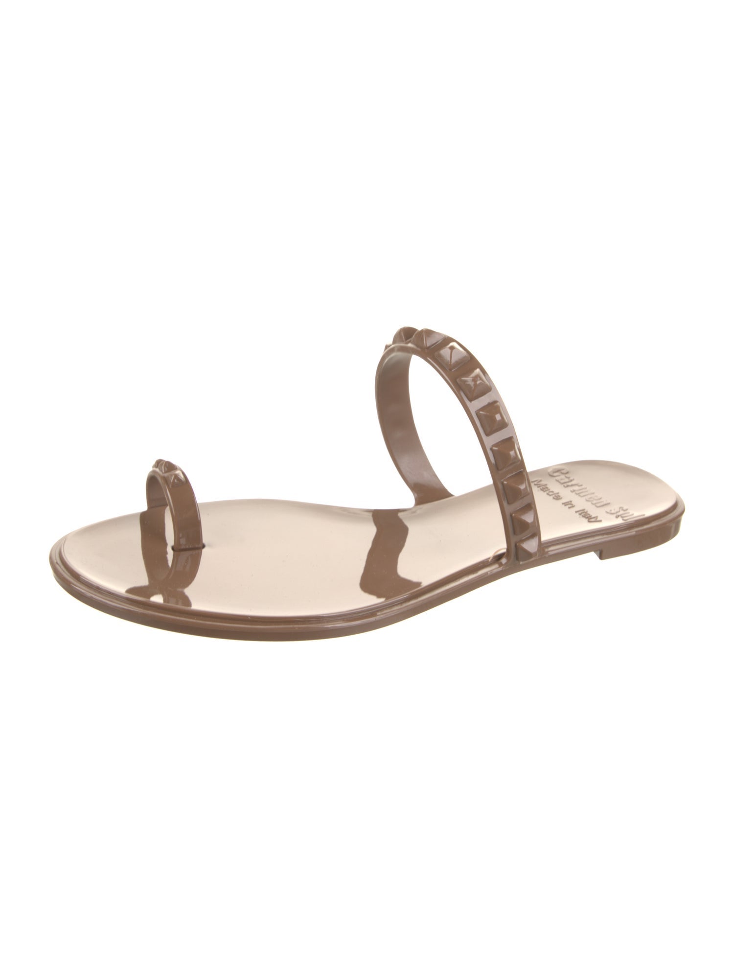 Carmen Sol Rubber Studded Accents Slides