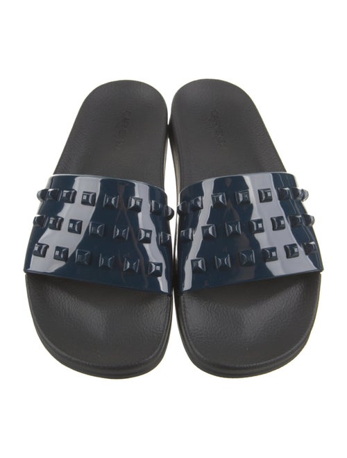 Carmen Sol Rubber Studded Accents Slides