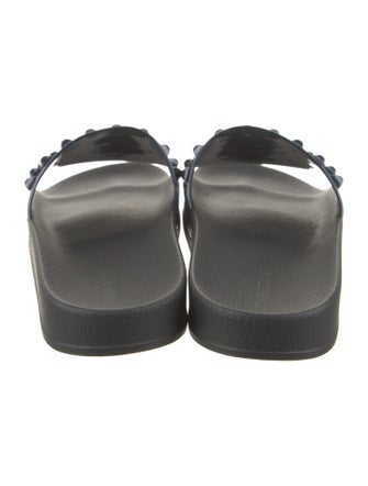 Carmen Sol Rubber Studded Accents Slides