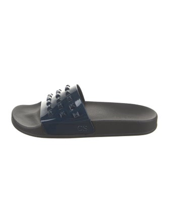 Carmen Sol Rubber Studded Accents Slides