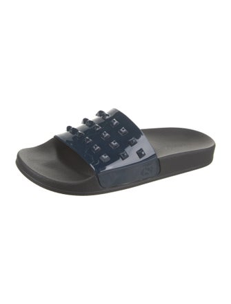 Carmen Sol Rubber Studded Accents Slides
