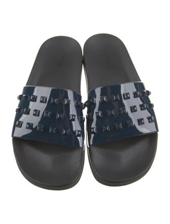 Carmen Sol Rubber Studded Accents Slides