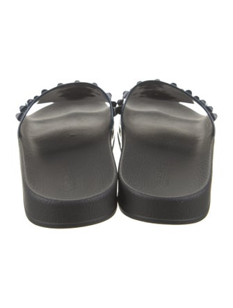 Carmen Sol Rubber Studded Accents Slides