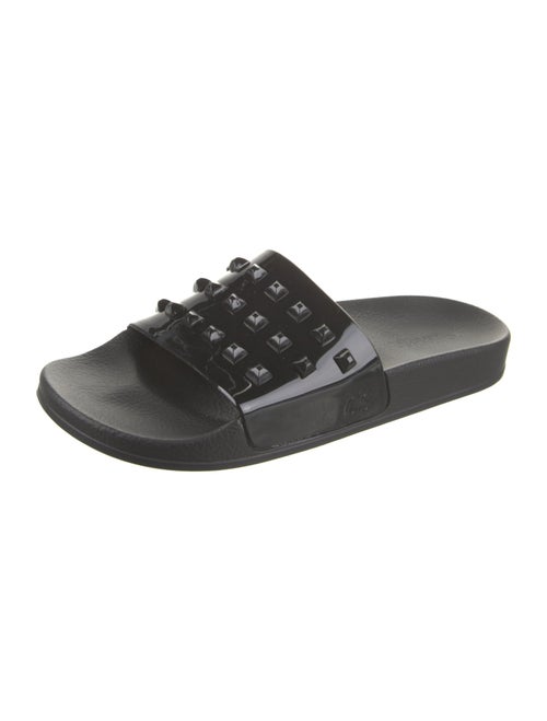 Carmen Sol Rubber Studded Accents Slides