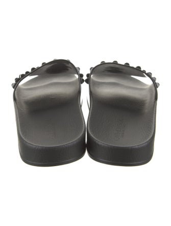 Carmen Sol Rubber Studded Accents Slides