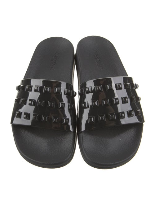 Carmen Sol Rubber Studded Accents Slides