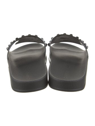 Carmen Sol Rubber Studded Accents Slides