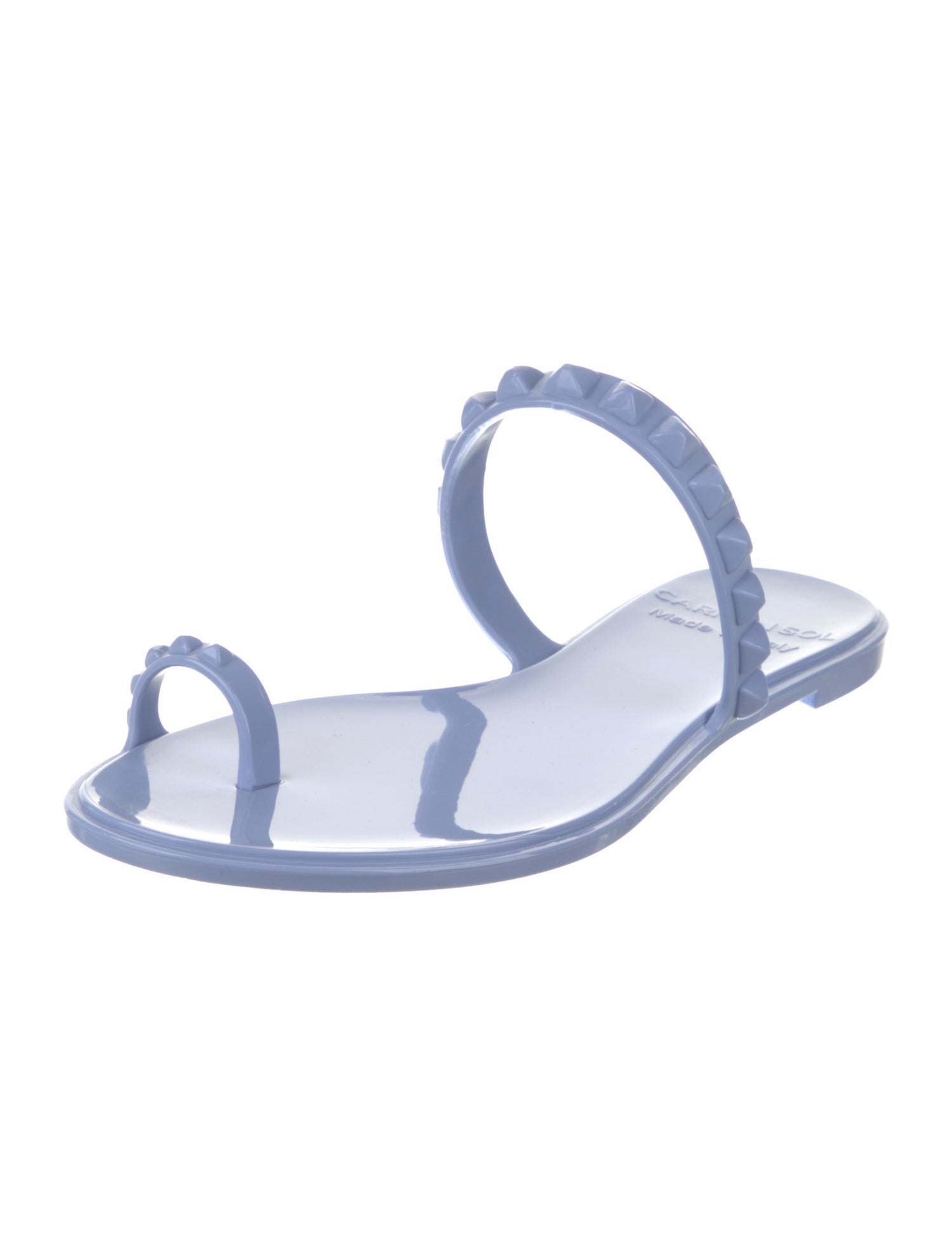 Carmen Sol Rubber Studded Accents Sandals w/ Tags