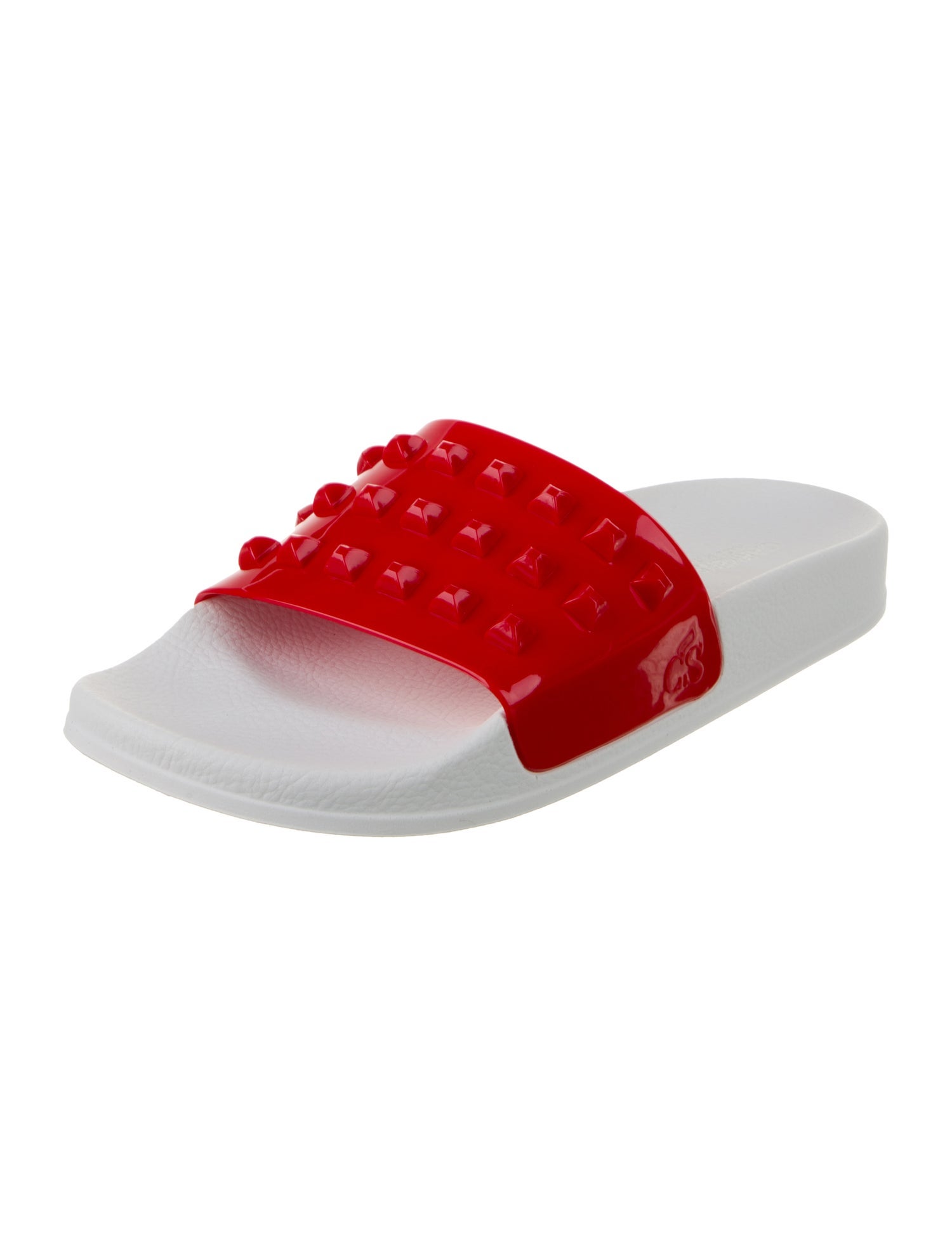Carmen Sol Rubber Studded Accents Slides w/ Tags