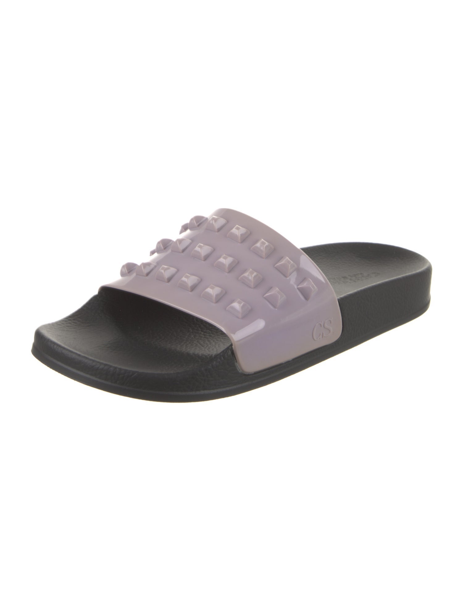 Carmen Sol Rubber Studded Accents Slides