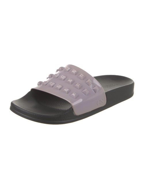 Carmen Sol Rubber Studded Accents Slides