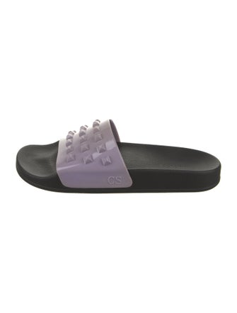 Carmen Sol Rubber Studded Accents Slides