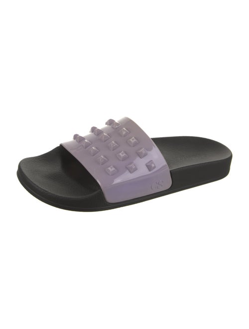 Carmen Sol Rubber Studded Accents Slides