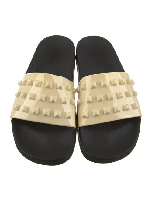Carmen Sol Rubber Studded Accents Slides
