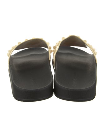 Carmen Sol Rubber Studded Accents Slides