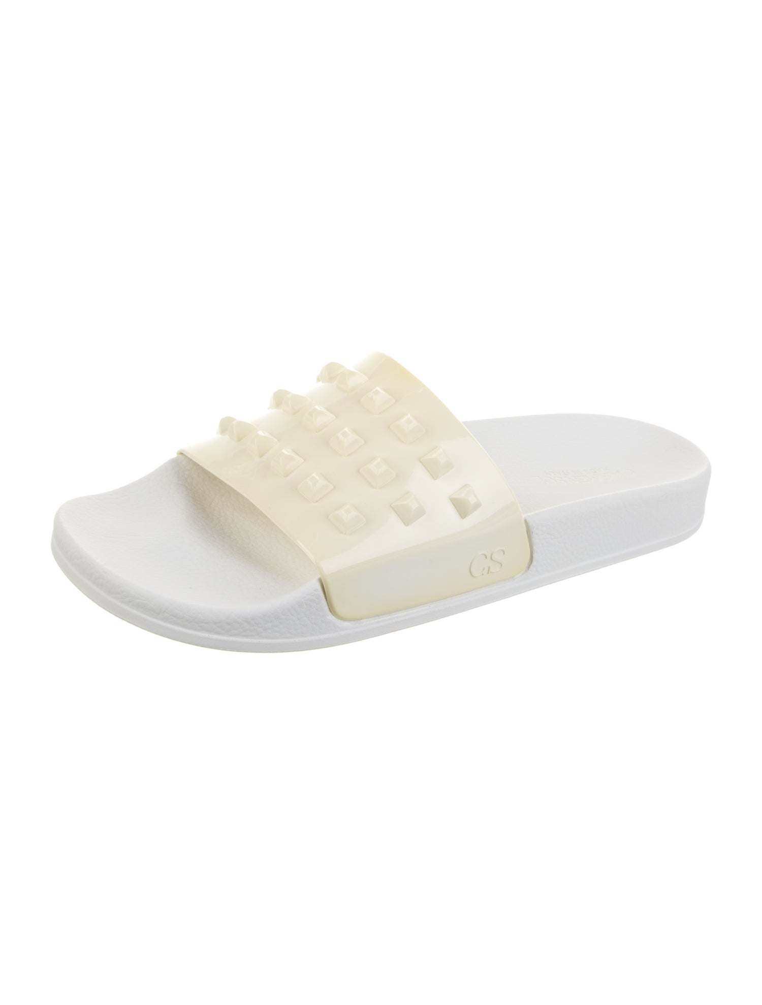 Carmen Sol Rubber Studded Accents Slides