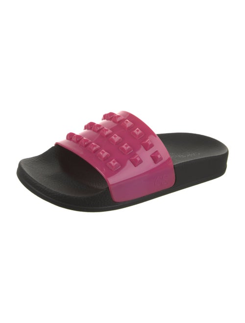 Carmen Sol Rubber Studded Accents Slides