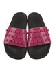 Carmen Sol Rubber Studded Accents Slides