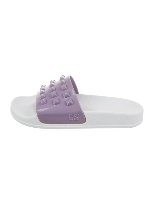 Carmen Sol Rubber Studded Accents Slides