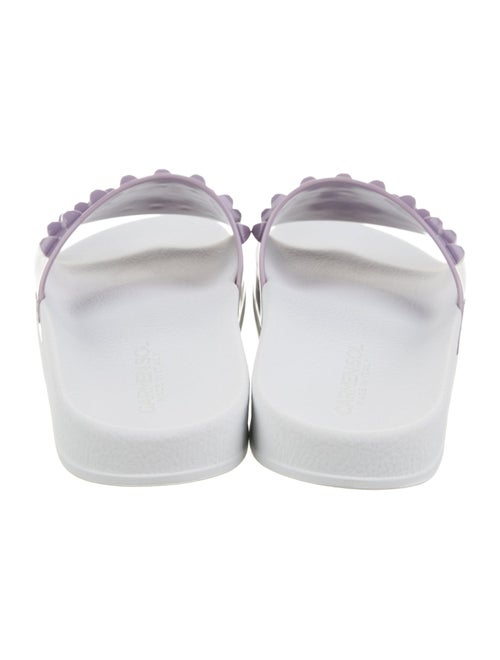 Carmen Sol Rubber Studded Accents Slides
