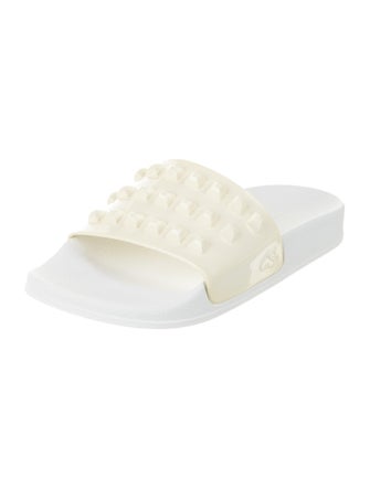 Carmen Sol Rubber Studded Accents Slides