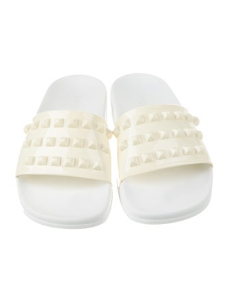 Carmen Sol Rubber Studded Accents Slides