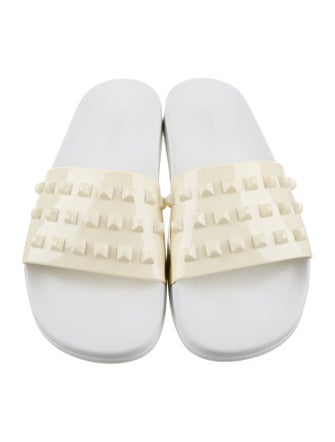 Carmen Sol Rubber Studded Accents Slides