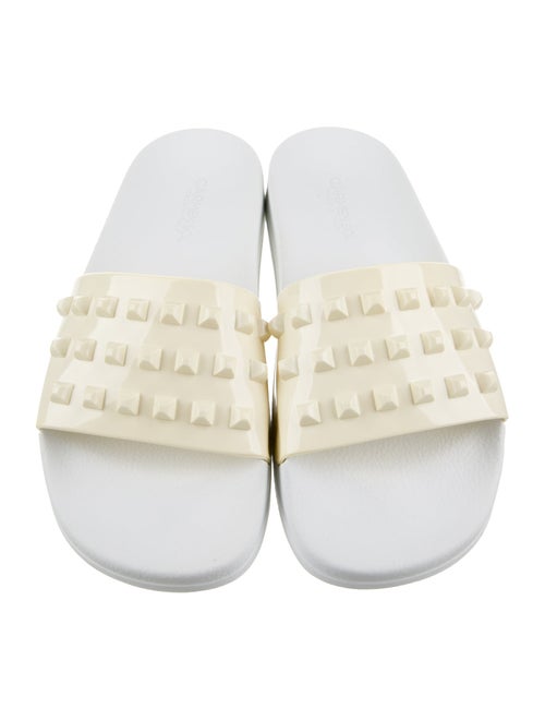 Carmen Sol Rubber Studded Accents Slides
