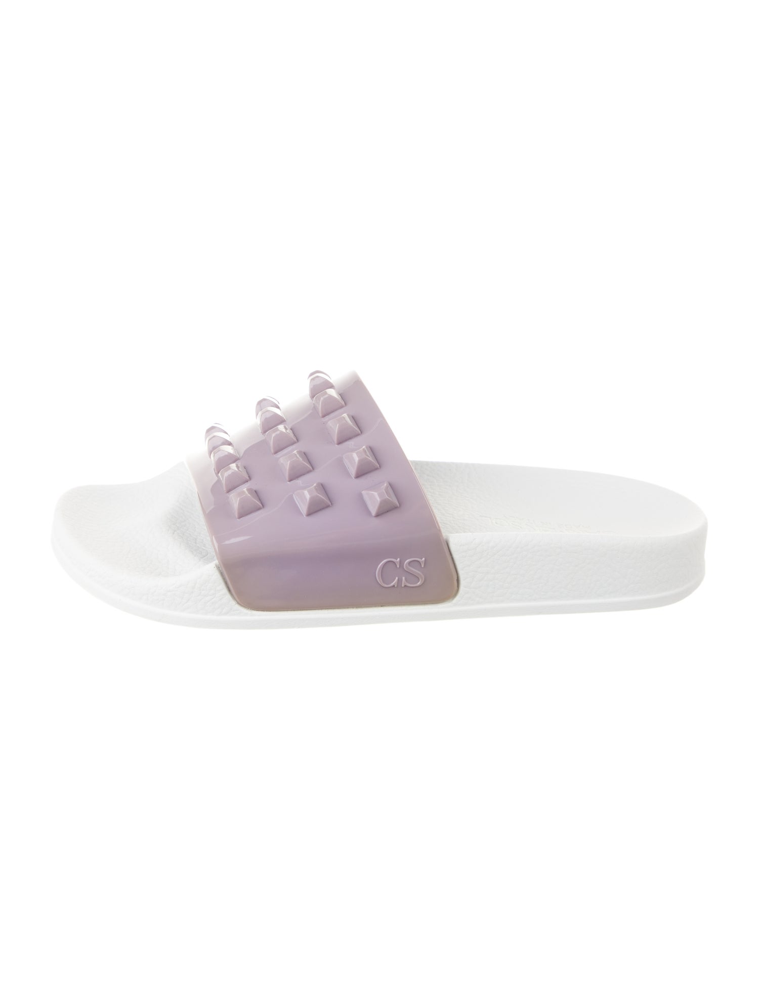 Carmen Sol Rubber Studded Accents Slides