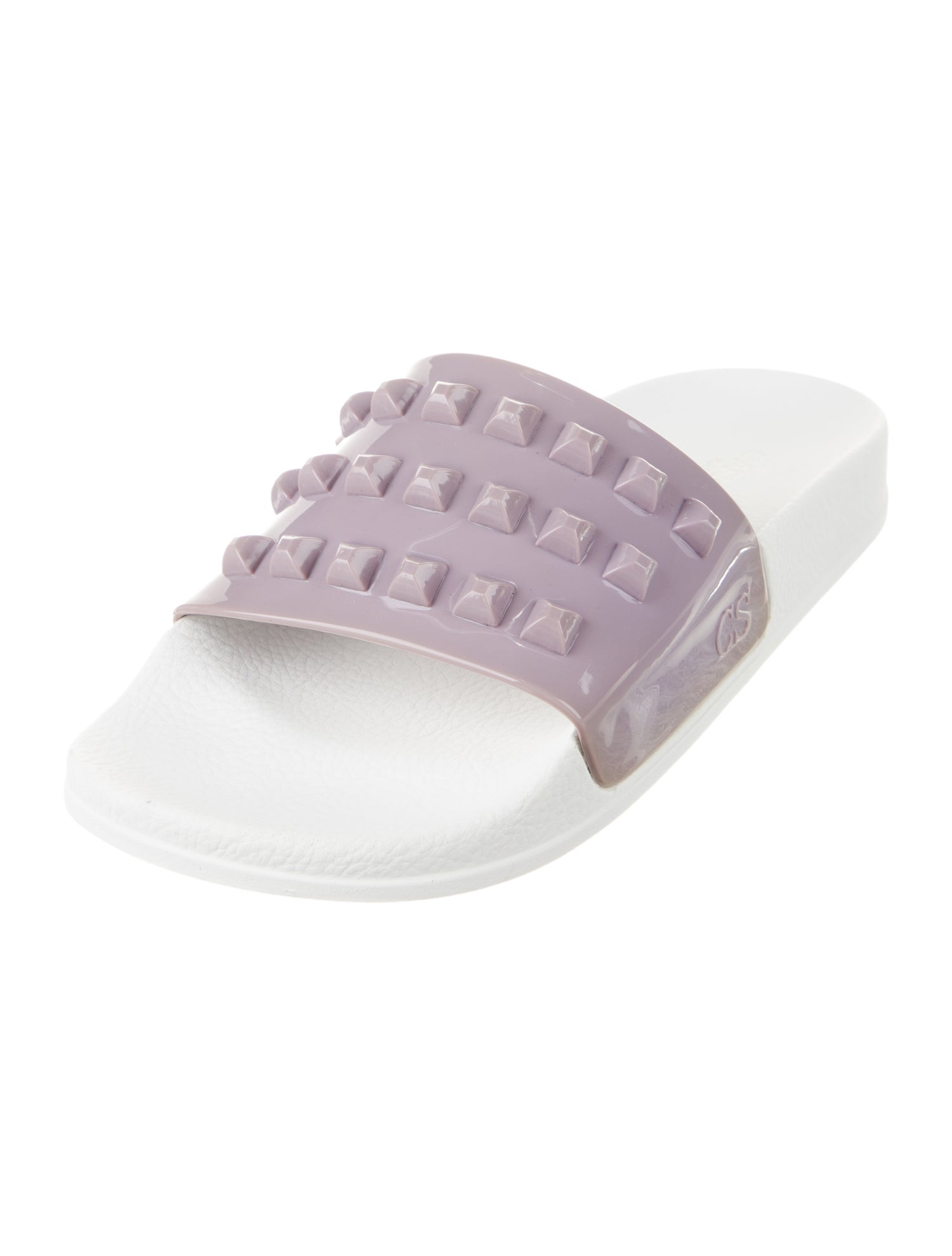Carmen Sol Rubber Studded Accents Slides