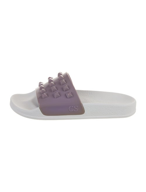 Carmen Sol Rubber Studded Accents Slides