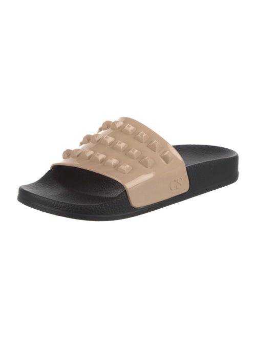 Carmen Sol Rubber Studded Accents Slides