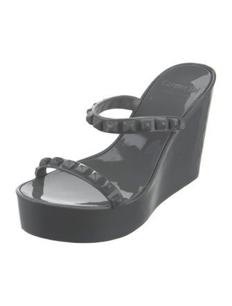 Carmen Sol PVC Studded Accents Slides