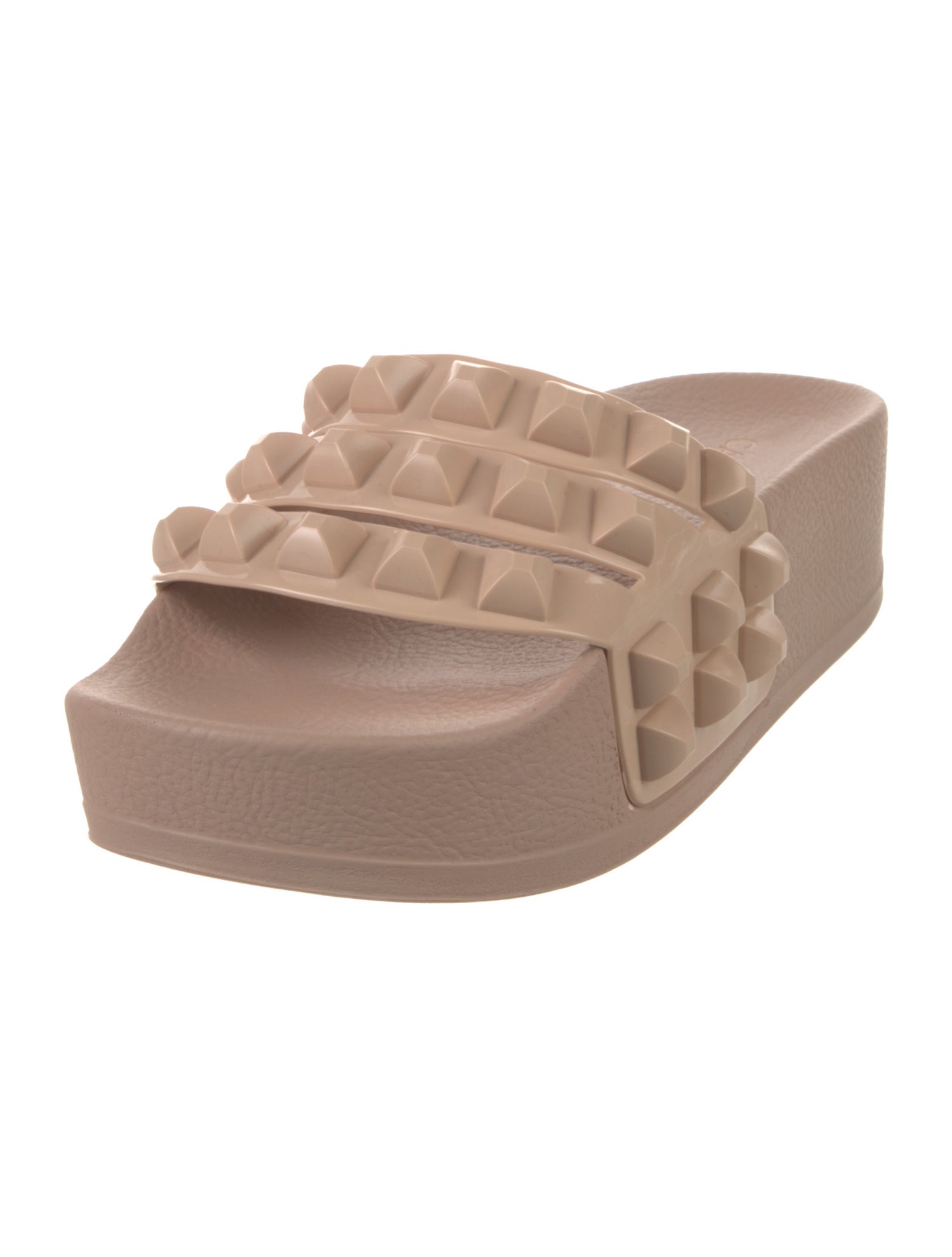 Carmen Sol Rubber Studded Accents Slides