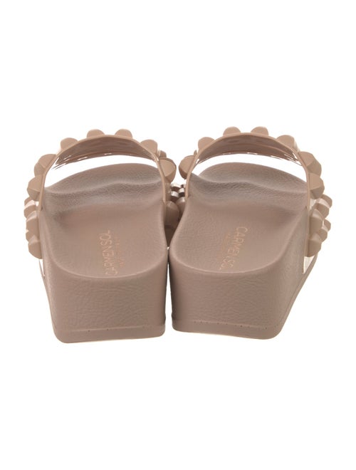 Carmen Sol Rubber Studded Accents Slides